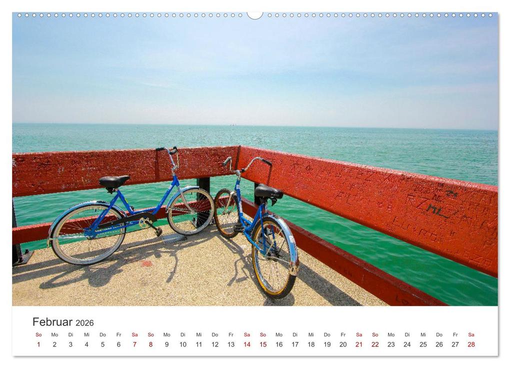 Weitere Ansicht: Radtouren - Weil Fahrrad fahren das schönste ist. (Wandkalender 2026 DIN A2 quer), CALVENDO Monatskalender | Calvendo, M. Scott