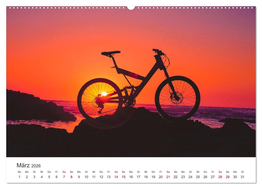 Weitere Ansicht: Radtouren - Weil Fahrrad fahren das schönste ist. (Wandkalender 2026 DIN A2 quer), CALVENDO Monatskalender | Calvendo, M. Scott