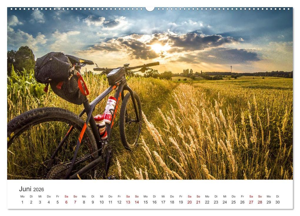 Weitere Ansicht: Radtouren - Weil Fahrrad fahren das schönste ist. (Wandkalender 2026 DIN A2 quer), CALVENDO Monatskalender | Calvendo, M. Scott