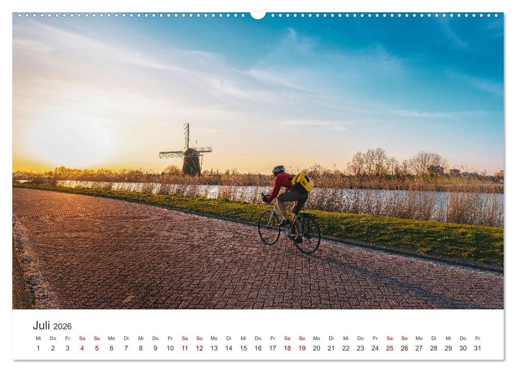 Weitere Ansicht: Radtouren - Weil Fahrrad fahren das schönste ist. (Wandkalender 2026 DIN A2 quer), CALVENDO Monatskalender | Calvendo, M. Scott