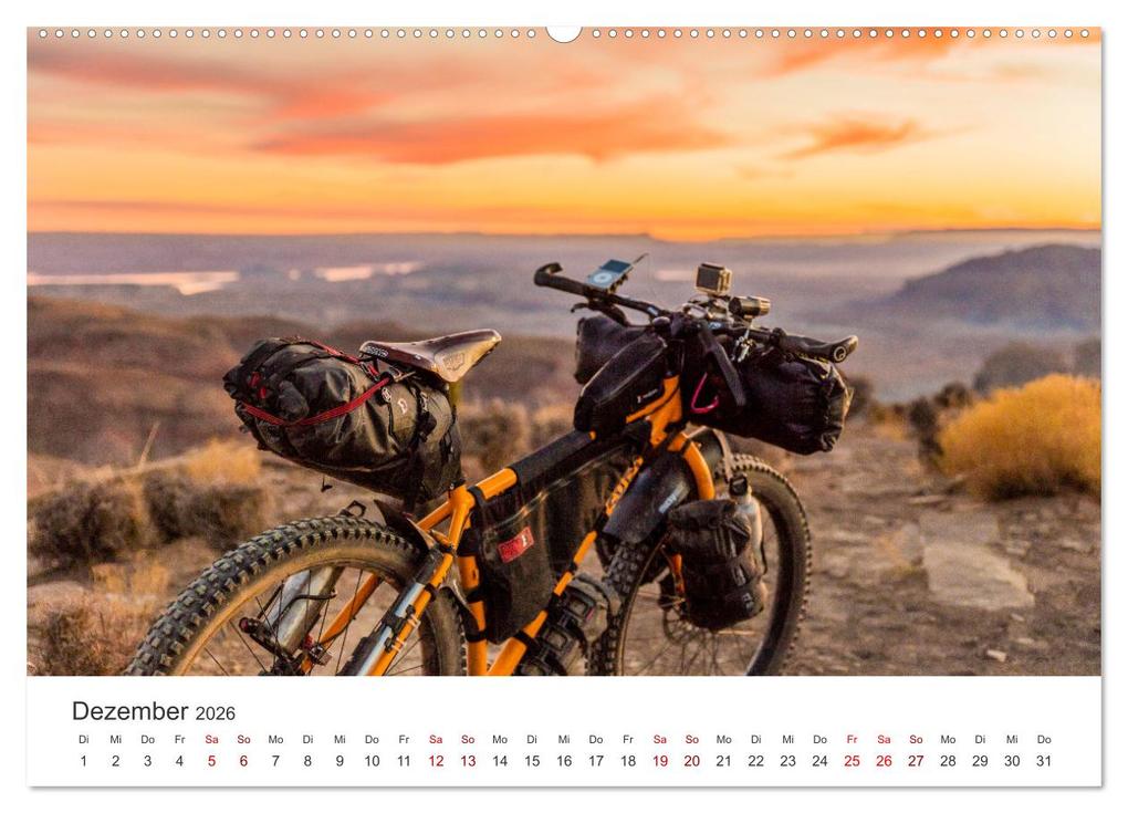 Weitere Ansicht: Radtouren - Weil Fahrrad fahren das schönste ist. (Wandkalender 2026 DIN A2 quer), CALVENDO Monatskalender | Calvendo, M. Scott