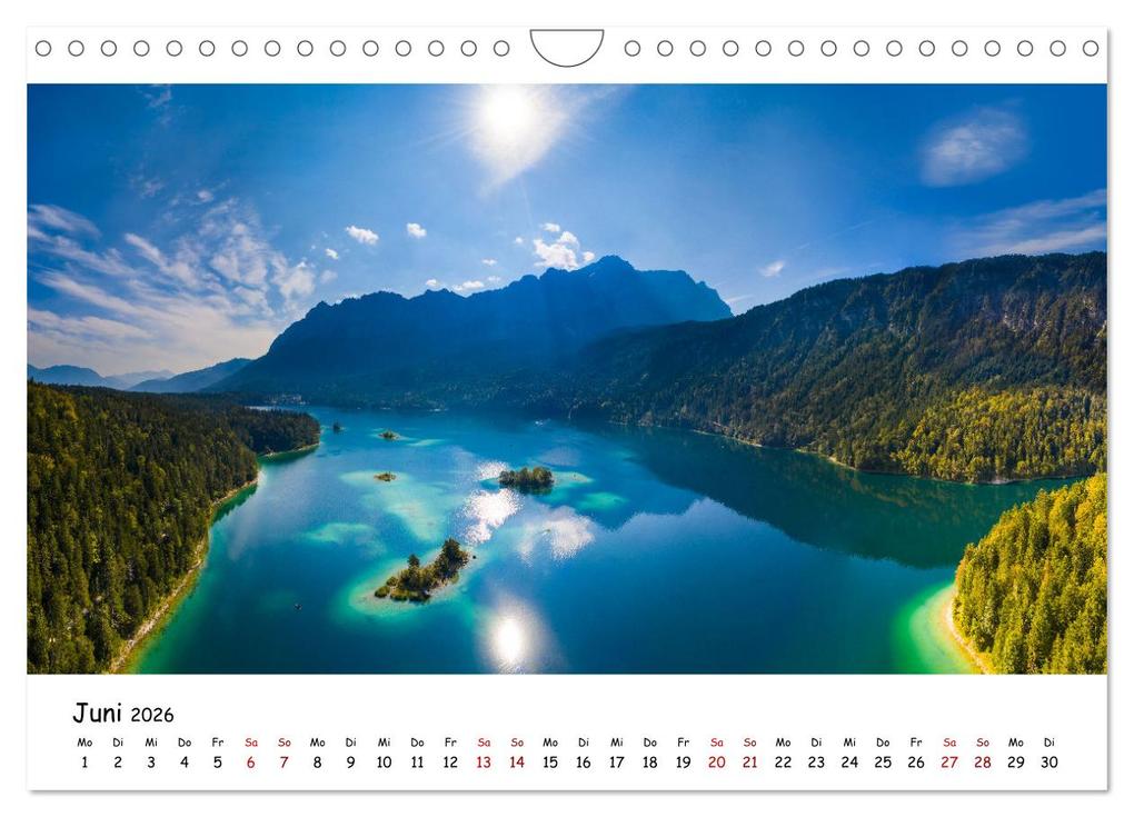 Weitere Ansicht: Traumhafte Orte - Berge, Seen und Meer (Wandkalender 2026 DIN A4 quer), CALVENDO Monatskalender | Calvendo, Raphael Amesoeder
