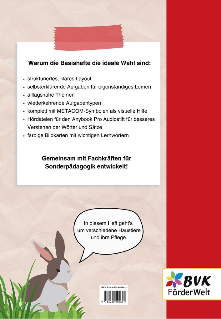 Weitere Ansicht: Basisheft Haustiere | Marita Inderrath