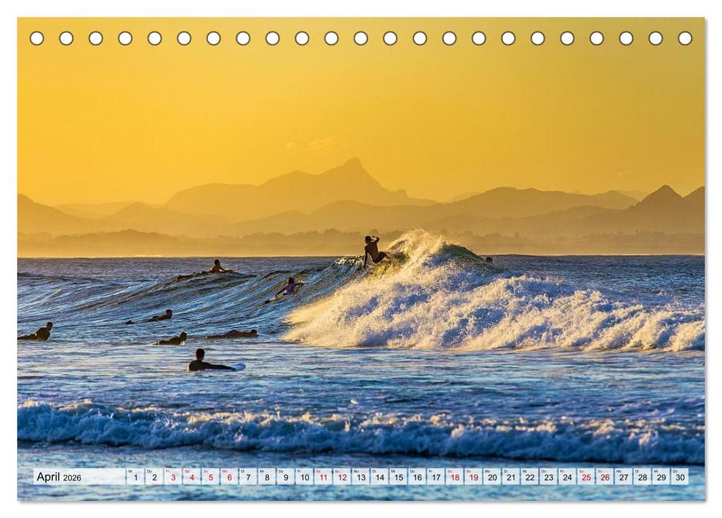 Weitere Ansicht: Surfen - from Inside the Barrel (Tischkalender 2026 DIN A5 quer), CALVENDO Monatskalender | Calvendo, Renate Utz