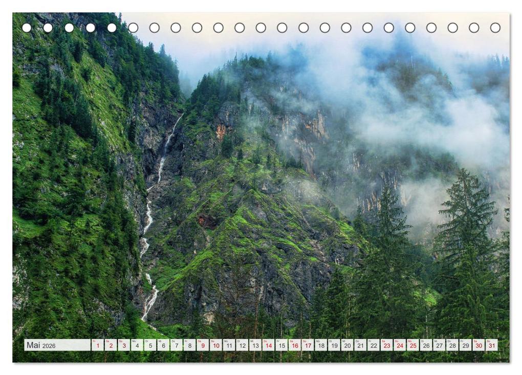 Weitere Ansicht: Nationalpark Berchtesgaden- Magische Augenblicke (Tischkalender 2026 DIN A5 quer), CALVENDO Monatskalender | Calvendo, Jakob Hillen