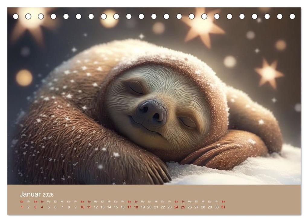 Weitere Ansicht: Der Kalender für echte Faultiere (Tischkalender 2026 DIN A5 quer), CALVENDO Monatskalender | Calvendo, artefacti, artefacti artefacti