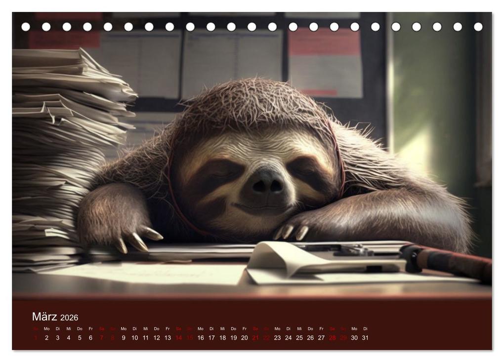 Weitere Ansicht: Der Kalender für echte Faultiere (Tischkalender 2026 DIN A5 quer), CALVENDO Monatskalender | Calvendo, artefacti, artefacti artefacti