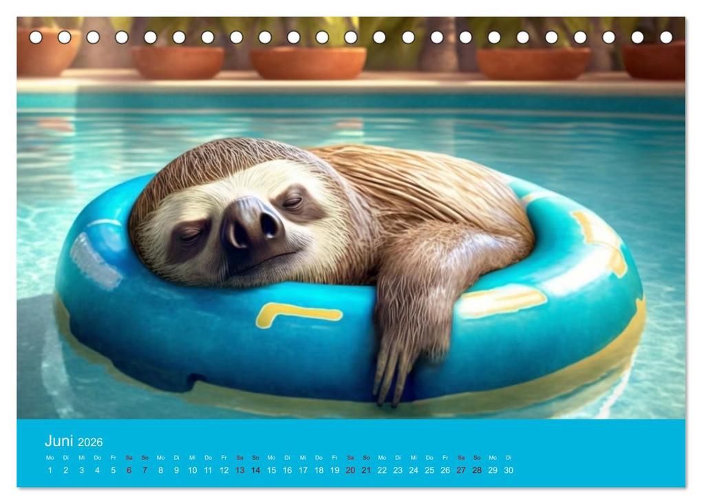 Weitere Ansicht: Der Kalender für echte Faultiere (Tischkalender 2026 DIN A5 quer), CALVENDO Monatskalender | Calvendo, artefacti, artefacti artefacti