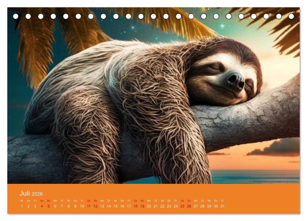 Weitere Ansicht: Der Kalender für echte Faultiere (Tischkalender 2026 DIN A5 quer), CALVENDO Monatskalender | Calvendo, artefacti, artefacti artefacti