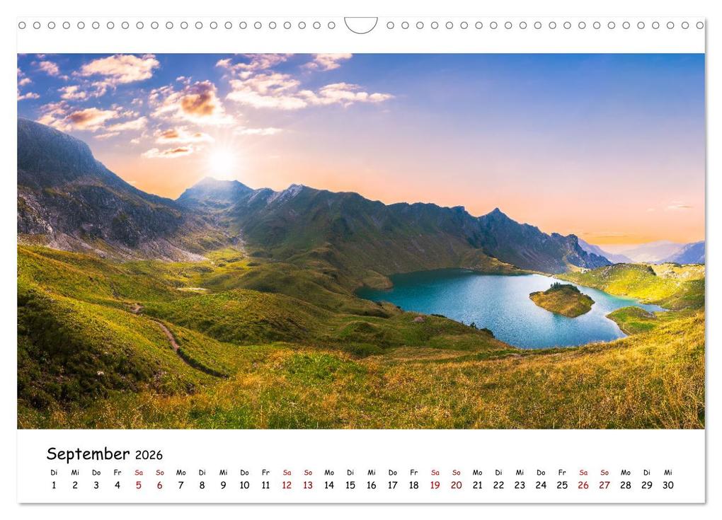Weitere Ansicht: Traumhafte Orte - Berge, Seen und Meer (Wandkalender 2026 DIN A3 quer), CALVENDO Monatskalender | Calvendo, Raphael Amesoeder