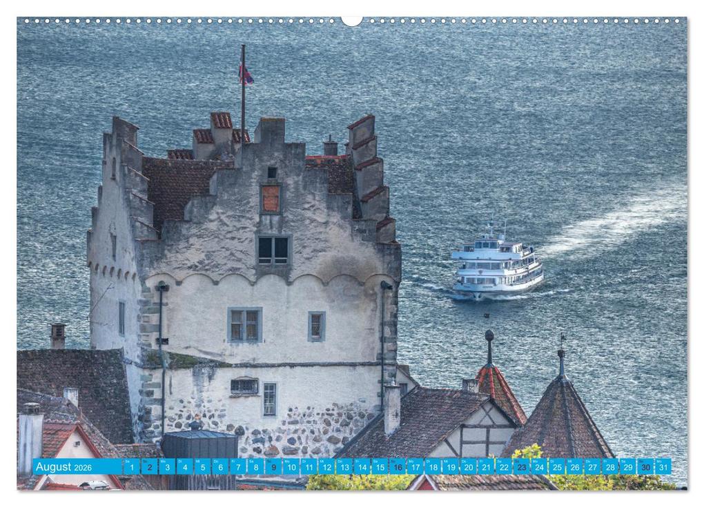 Weitere Ansicht: Meersburg - pittoreske Kleinstadt am Bodensee (hochwertiger Premium Wandkalender 2026 DIN A2 quer), Kunstdruck in Hochglanz | Calvendo, Jane und Giuseppe Di Domenico
