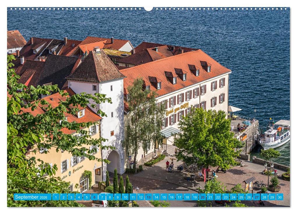 Weitere Ansicht: Meersburg - pittoreske Kleinstadt am Bodensee (hochwertiger Premium Wandkalender 2026 DIN A2 quer), Kunstdruck in Hochglanz | Calvendo, Jane und Giuseppe Di Domenico