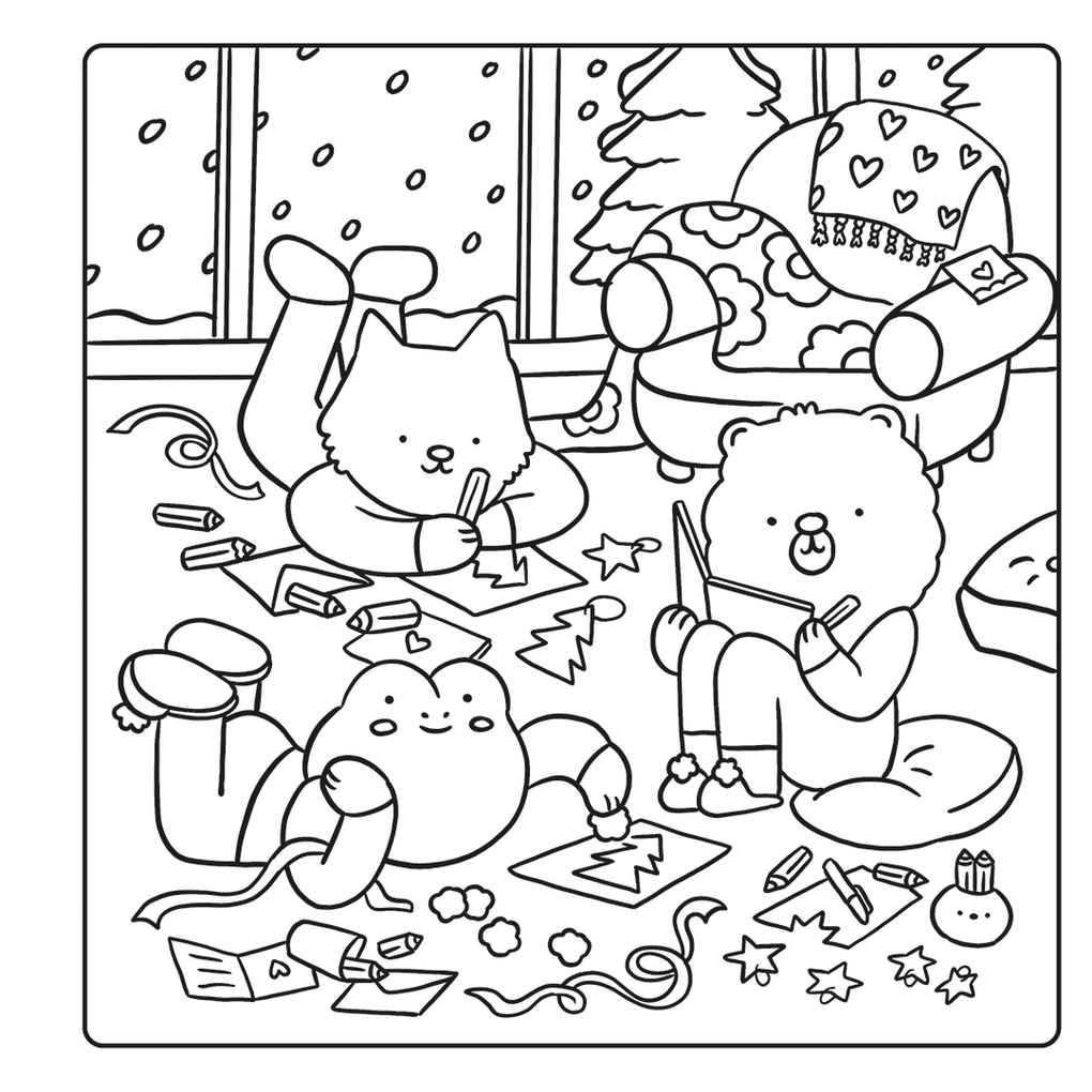 Weitere Ansicht: Cosy Coloring - Cute Christmas | Anna Guillet
