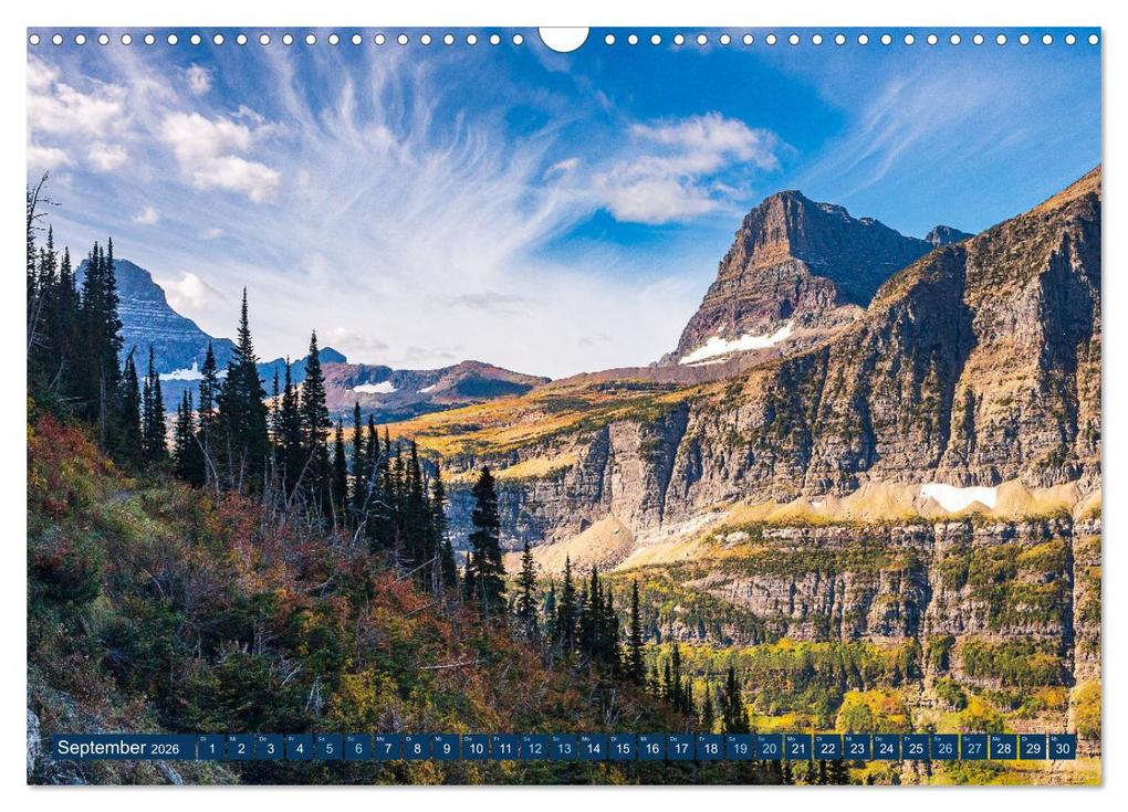 Weitere Ansicht: Glacier National Park - Abenteuer in den Rocky Mountains (Wandkalender 2026 DIN A3 quer), CALVENDO Monatskalender | Thomas Holtgräwe, Calvendo