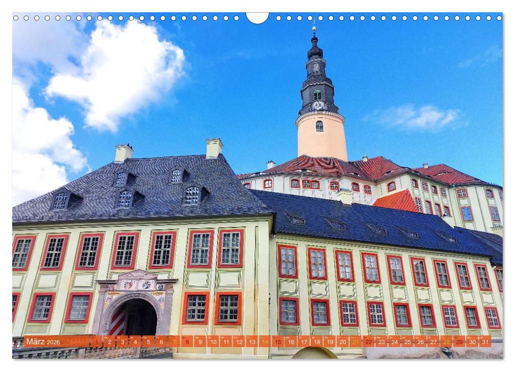 Weitere Ansicht: Moritzburg, Weesenstein, Muskau - Drei schöne sächsische Schlösser (Wandkalender 2026 DIN A3 quer), CALVENDO Monatskalender | Gisela Kruse, Calvendo