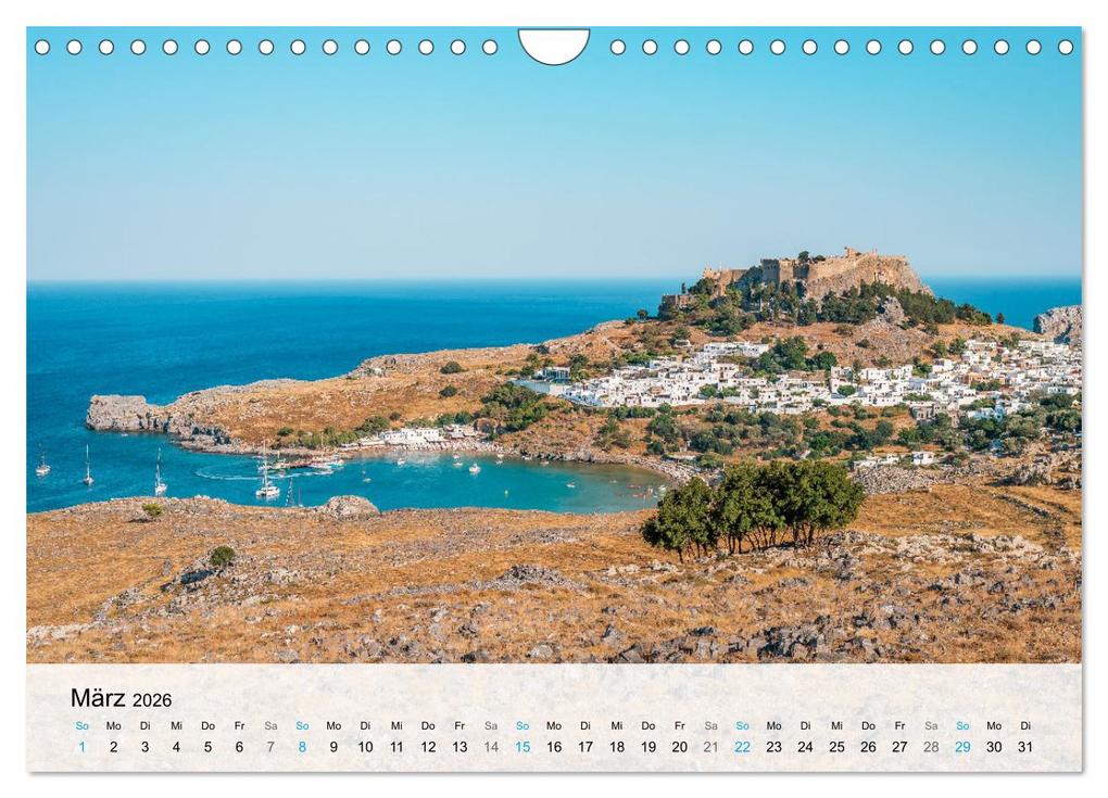 Weitere Ansicht: Rhodos - Die Highlights der Insel (Wandkalender 2026 DIN A4 quer), CALVENDO Monatskalender | Thomas und Elisabeth Jastram, Calvendo, Thomas / Jastram, Elisabeth Jastram
