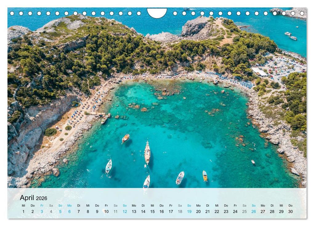 Weitere Ansicht: Rhodos - Die Highlights der Insel (Wandkalender 2026 DIN A4 quer), CALVENDO Monatskalender | Thomas und Elisabeth Jastram, Calvendo, Thomas / Jastram, Elisabeth Jastram