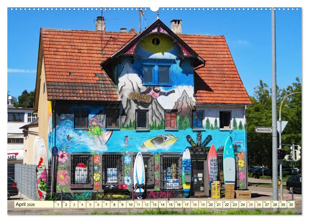 Weitere Ansicht: Unterwegs in Nürtingen (hochwertiger Premium Wandkalender 2026 DIN A2 quer), Kunstdruck in Hochglanz | Angelika Keller, Calvendo