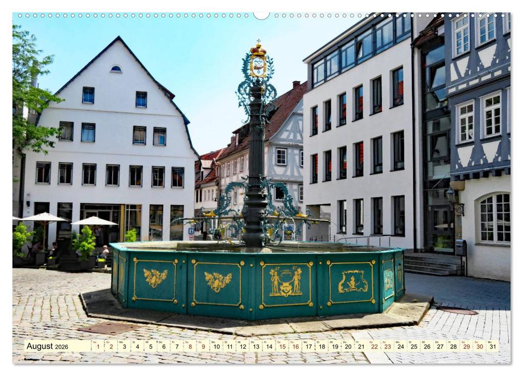 Weitere Ansicht: Unterwegs in Nürtingen (hochwertiger Premium Wandkalender 2026 DIN A2 quer), Kunstdruck in Hochglanz | Angelika Keller, Calvendo