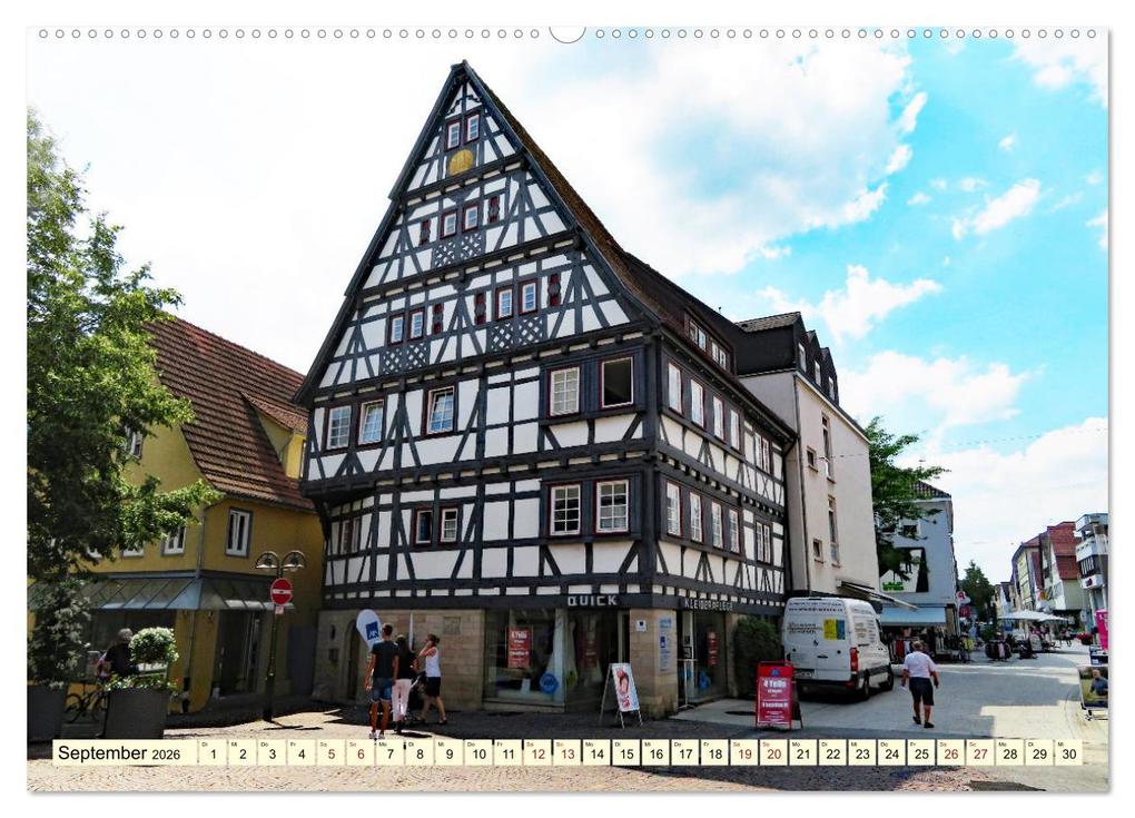 Weitere Ansicht: Unterwegs in Nürtingen (hochwertiger Premium Wandkalender 2026 DIN A2 quer), Kunstdruck in Hochglanz | Angelika Keller, Calvendo