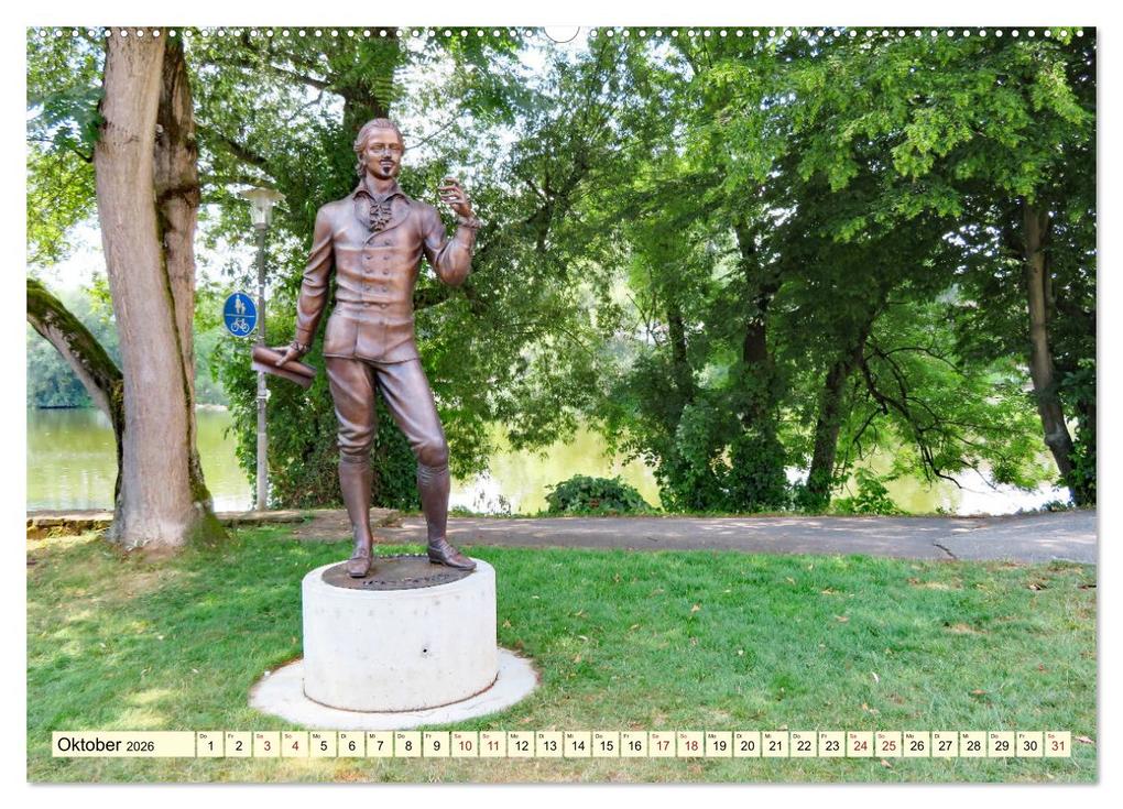 Weitere Ansicht: Unterwegs in Nürtingen (hochwertiger Premium Wandkalender 2026 DIN A2 quer), Kunstdruck in Hochglanz | Angelika Keller, Calvendo