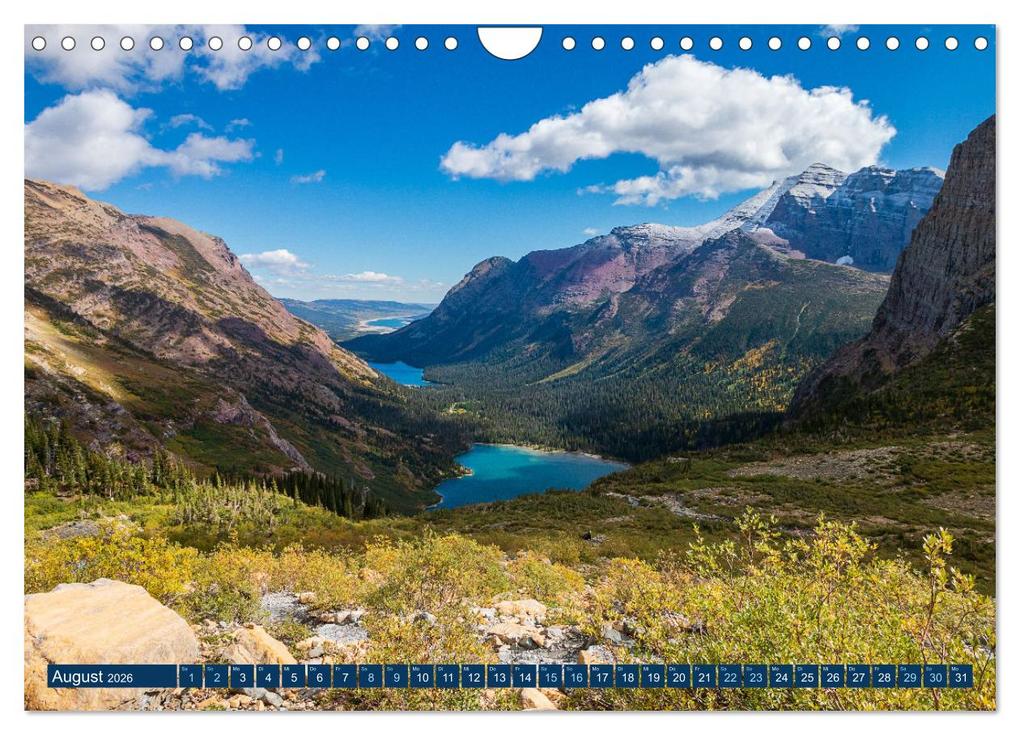 Weitere Ansicht: Glacier National Park - Abenteuer in den Rocky Mountains (Wandkalender 2026 DIN A4 quer), CALVENDO Monatskalender | Thomas Holtgräwe, Calvendo