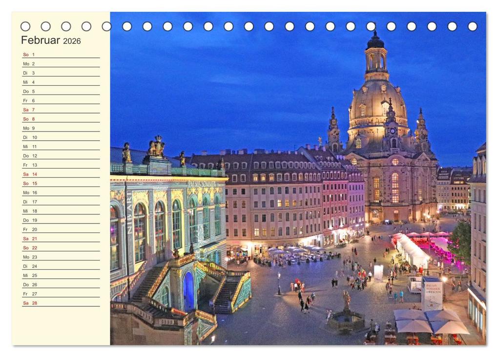 Weitere Ansicht: Dresden Terminplaner (Tischkalender 2026 DIN A5 quer), CALVENDO Monatskalender | Denise Graupner, Calvendo