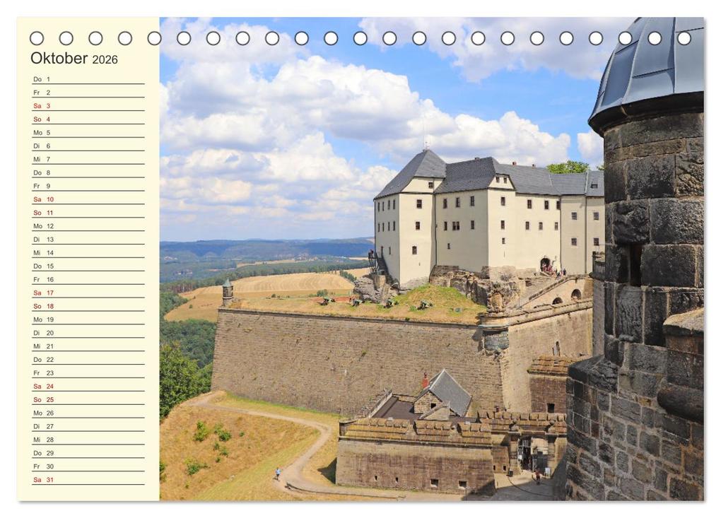 Weitere Ansicht: Dresden Terminplaner (Tischkalender 2026 DIN A5 quer), CALVENDO Monatskalender | Denise Graupner, Calvendo