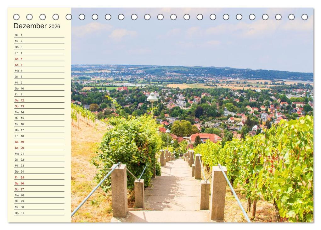 Weitere Ansicht: Dresden Terminplaner (Tischkalender 2026 DIN A5 quer), CALVENDO Monatskalender | Denise Graupner, Calvendo