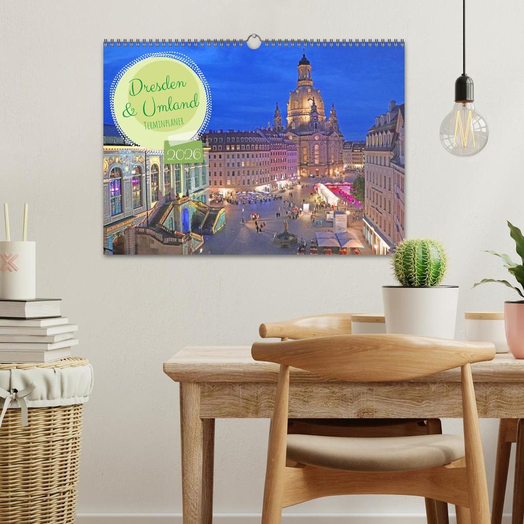 Weitere Ansicht: Dresden Terminplaner (Wandkalender 2026 DIN A3 quer), CALVENDO Monatskalender | Denise Graupner, Calvendo