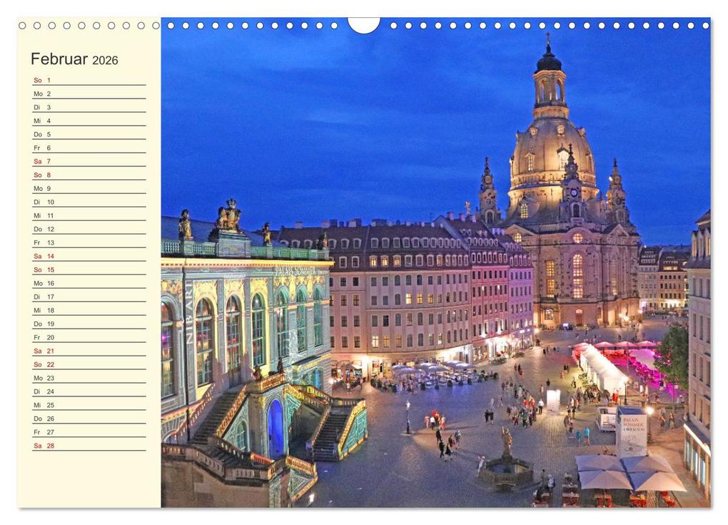 Weitere Ansicht: Dresden Terminplaner (Wandkalender 2026 DIN A3 quer), CALVENDO Monatskalender | Denise Graupner, Calvendo