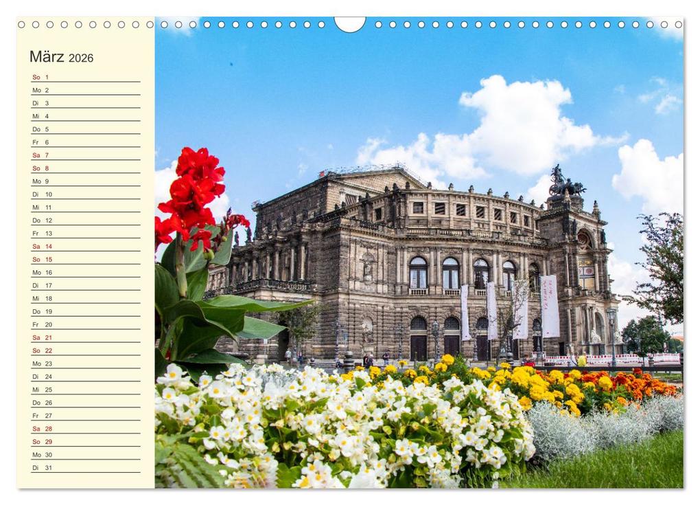 Weitere Ansicht: Dresden Terminplaner (Wandkalender 2026 DIN A3 quer), CALVENDO Monatskalender | Denise Graupner, Calvendo