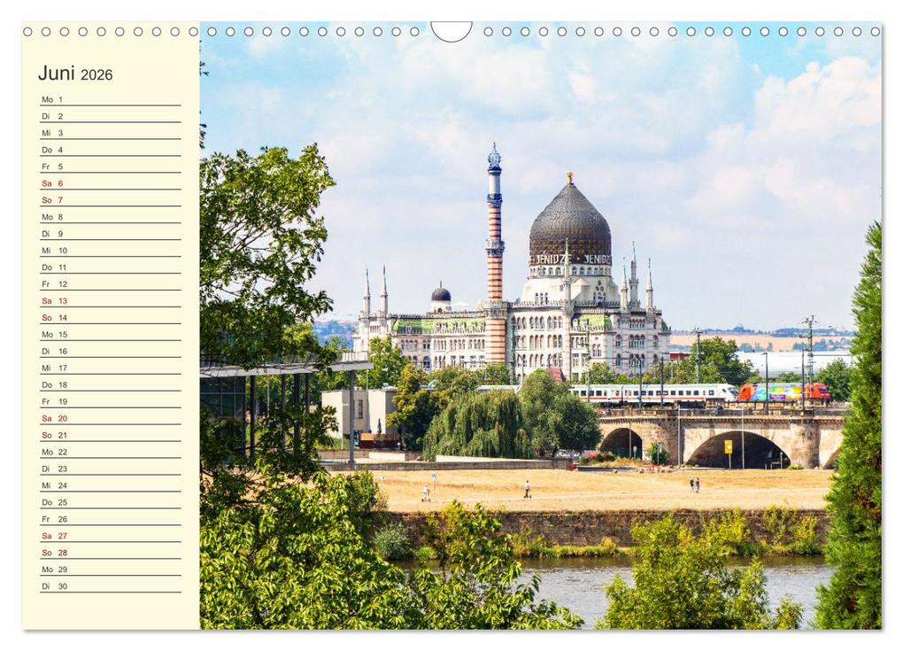 Weitere Ansicht: Dresden Terminplaner (Wandkalender 2026 DIN A3 quer), CALVENDO Monatskalender | Denise Graupner, Calvendo