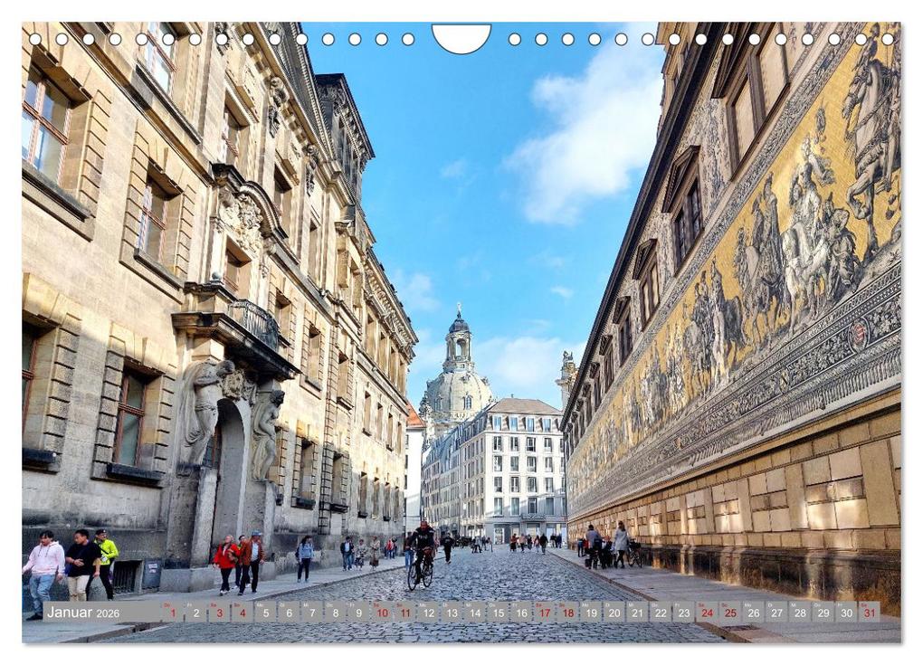 Weitere Ansicht: Dresden prachtvoll und verspielt (Wandkalender 2026 DIN A4 quer), CALVENDO Monatskalender | Gisela Kruse, Calvendo