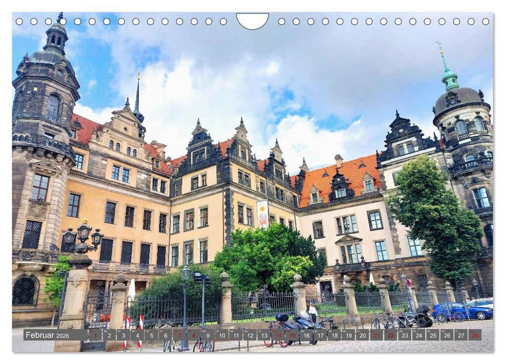 Weitere Ansicht: Dresden prachtvoll und verspielt (Wandkalender 2026 DIN A4 quer), CALVENDO Monatskalender | Gisela Kruse, Calvendo
