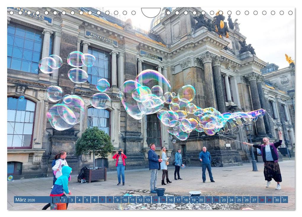 Weitere Ansicht: Dresden prachtvoll und verspielt (Wandkalender 2026 DIN A4 quer), CALVENDO Monatskalender | Gisela Kruse, Calvendo