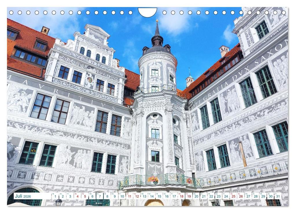 Weitere Ansicht: Dresden prachtvoll und verspielt (Wandkalender 2026 DIN A4 quer), CALVENDO Monatskalender | Gisela Kruse, Calvendo