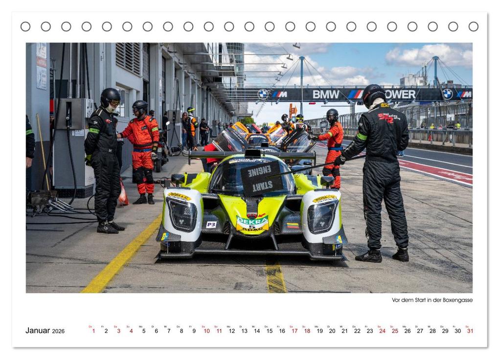 Weitere Ansicht: Prototype Racing - Le Mans Feeling am Nürburgring (Tischkalender 2026 DIN A5 quer), CALVENDO Monatskalender | Michael Schweinle & Dieter Wilczek, Calvendo
