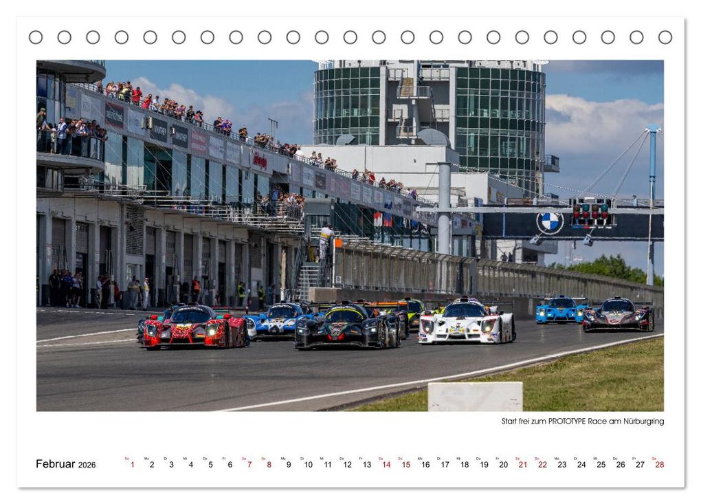 Weitere Ansicht: Prototype Racing - Le Mans Feeling am Nürburgring (Tischkalender 2026 DIN A5 quer), CALVENDO Monatskalender | Michael Schweinle & Dieter Wilczek, Calvendo