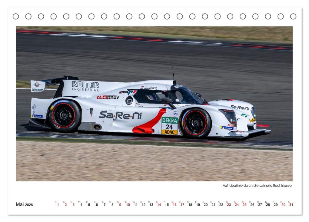 Weitere Ansicht: Prototype Racing - Le Mans Feeling am Nürburgring (Tischkalender 2026 DIN A5 quer), CALVENDO Monatskalender | Michael Schweinle & Dieter Wilczek, Calvendo