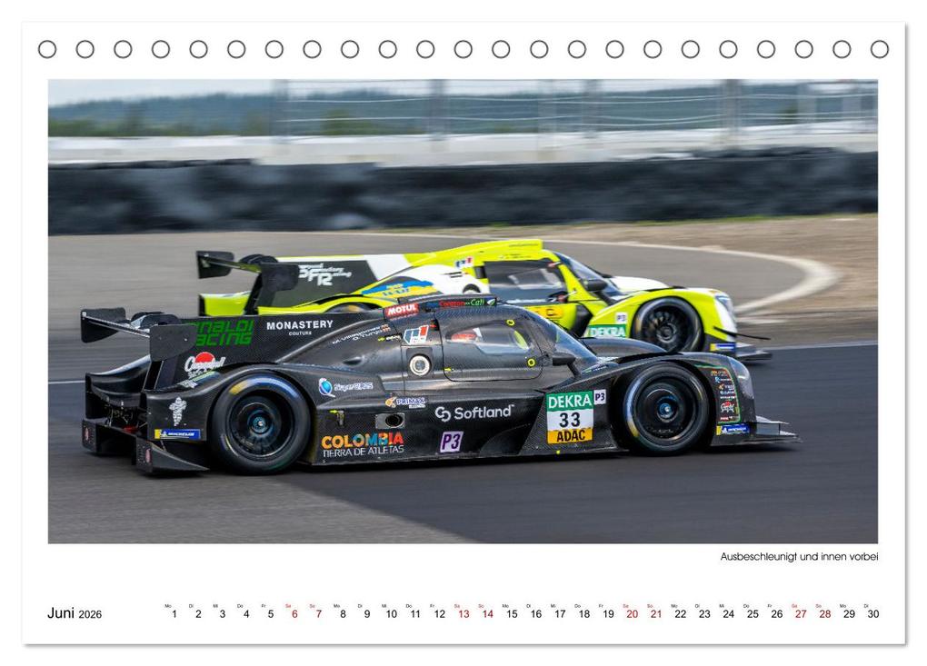 Weitere Ansicht: Prototype Racing - Le Mans Feeling am Nürburgring (Tischkalender 2026 DIN A5 quer), CALVENDO Monatskalender | Michael Schweinle & Dieter Wilczek, Calvendo