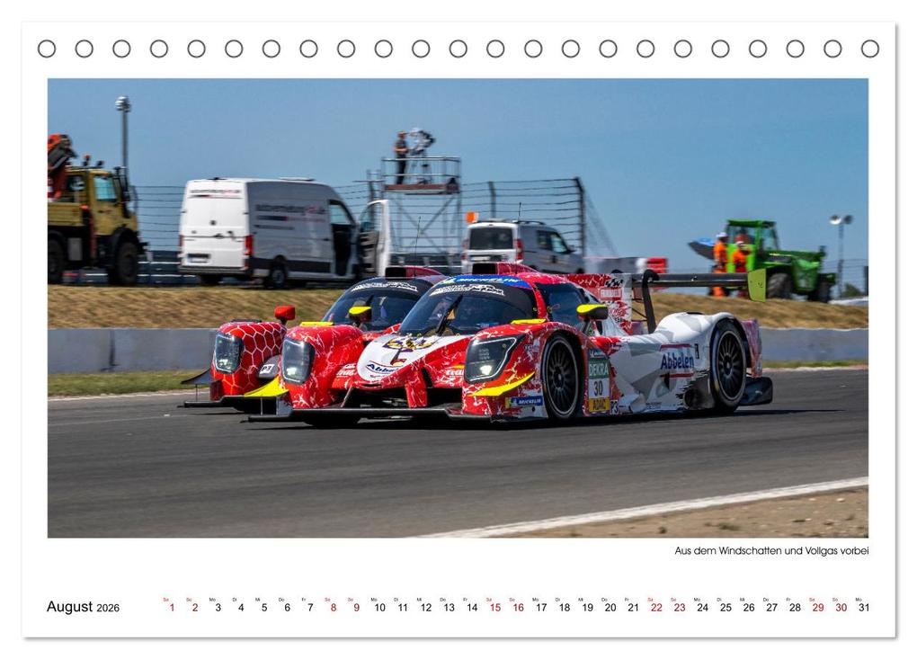 Weitere Ansicht: Prototype Racing - Le Mans Feeling am Nürburgring (Tischkalender 2026 DIN A5 quer), CALVENDO Monatskalender | Michael Schweinle & Dieter Wilczek, Calvendo