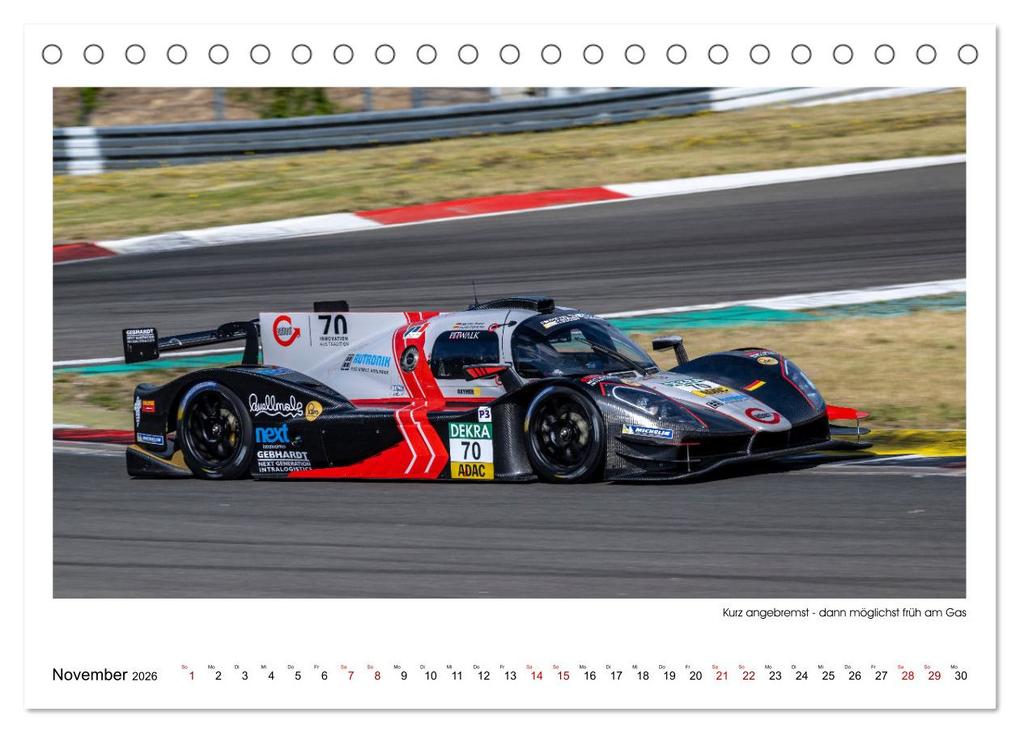 Weitere Ansicht: Prototype Racing - Le Mans Feeling am Nürburgring (Tischkalender 2026 DIN A5 quer), CALVENDO Monatskalender | Michael Schweinle & Dieter Wilczek, Calvendo