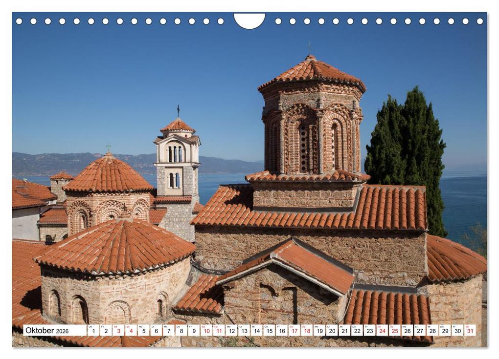 Weitere Ansicht: Nordmazedonien - Streifzüge durch eine nahezu unbekannte Kulturlandschaft (Wandkalender 2026 DIN A4 quer), CALVENDO Monatskalender | Christian Hallweger, Calvendo