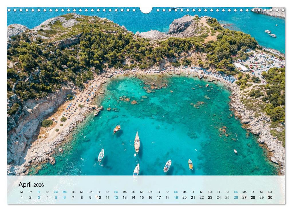 Weitere Ansicht: Rhodos - Die Highlights der Insel (Wandkalender 2026 DIN A3 quer), CALVENDO Monatskalender | Thomas und Elisabeth Jastram, Calvendo, Thomas / Jastram, Elisabeth Jastram