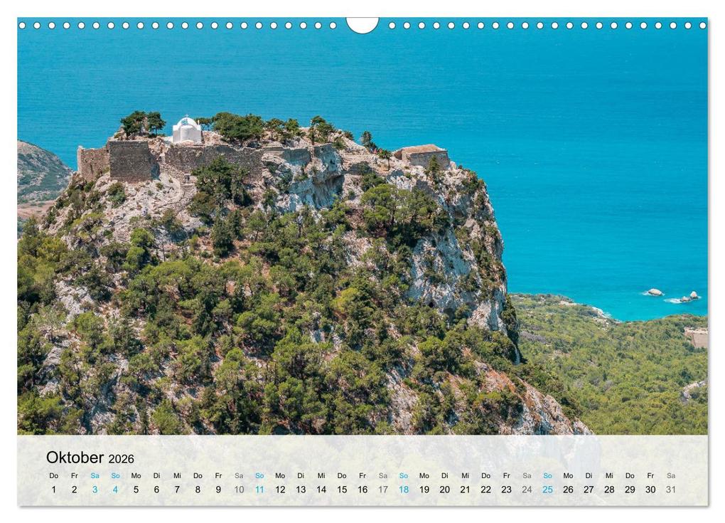 Weitere Ansicht: Rhodos - Die Highlights der Insel (Wandkalender 2026 DIN A3 quer), CALVENDO Monatskalender | Thomas und Elisabeth Jastram, Calvendo, Thomas / Jastram, Elisabeth Jastram