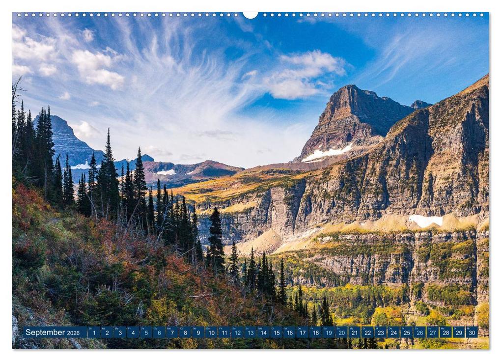 Weitere Ansicht: Glacier National Park - Abenteuer in den Rocky Mountains (Wandkalender 2026 DIN A2 quer), CALVENDO Monatskalender | Thomas Holtgräwe, Calvendo