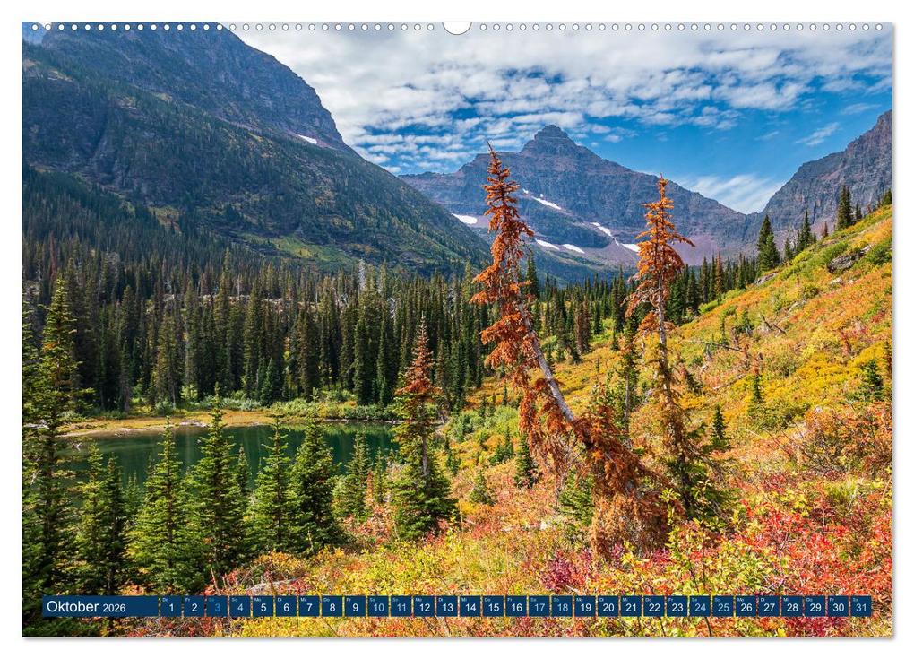 Weitere Ansicht: Glacier National Park - Abenteuer in den Rocky Mountains (Wandkalender 2026 DIN A2 quer), CALVENDO Monatskalender | Thomas Holtgräwe, Calvendo