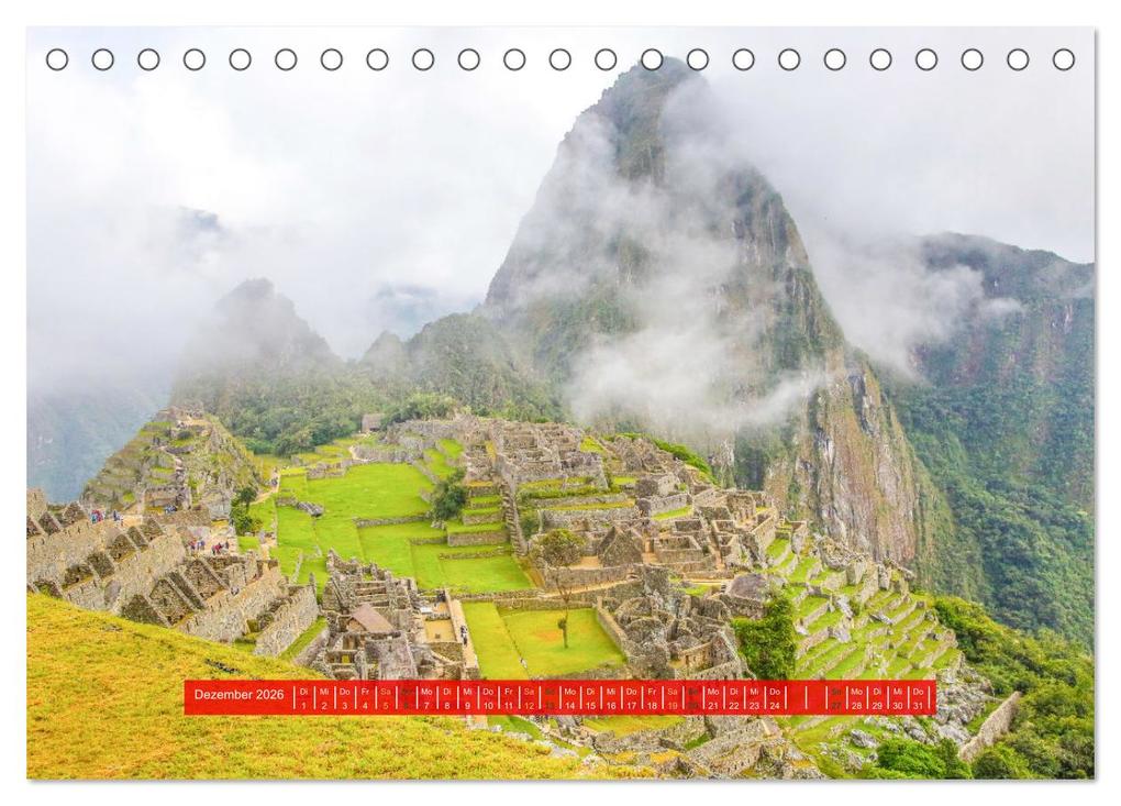 Weitere Ansicht: Peru - Magie der Anden (Tischkalender 2026 DIN A5 quer), CALVENDO Monatskalender | Gunnar Lentz, Calvendo