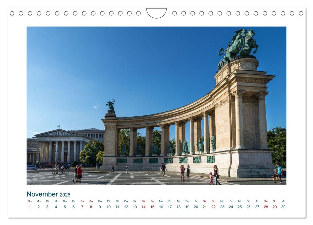 Weitere Ansicht: Budapest: zwischen Parlamentsgebäude und Burgpalast (Wandkalender 2026 DIN A4 quer), CALVENDO Monatskalender | Michael Heber, Calvendo